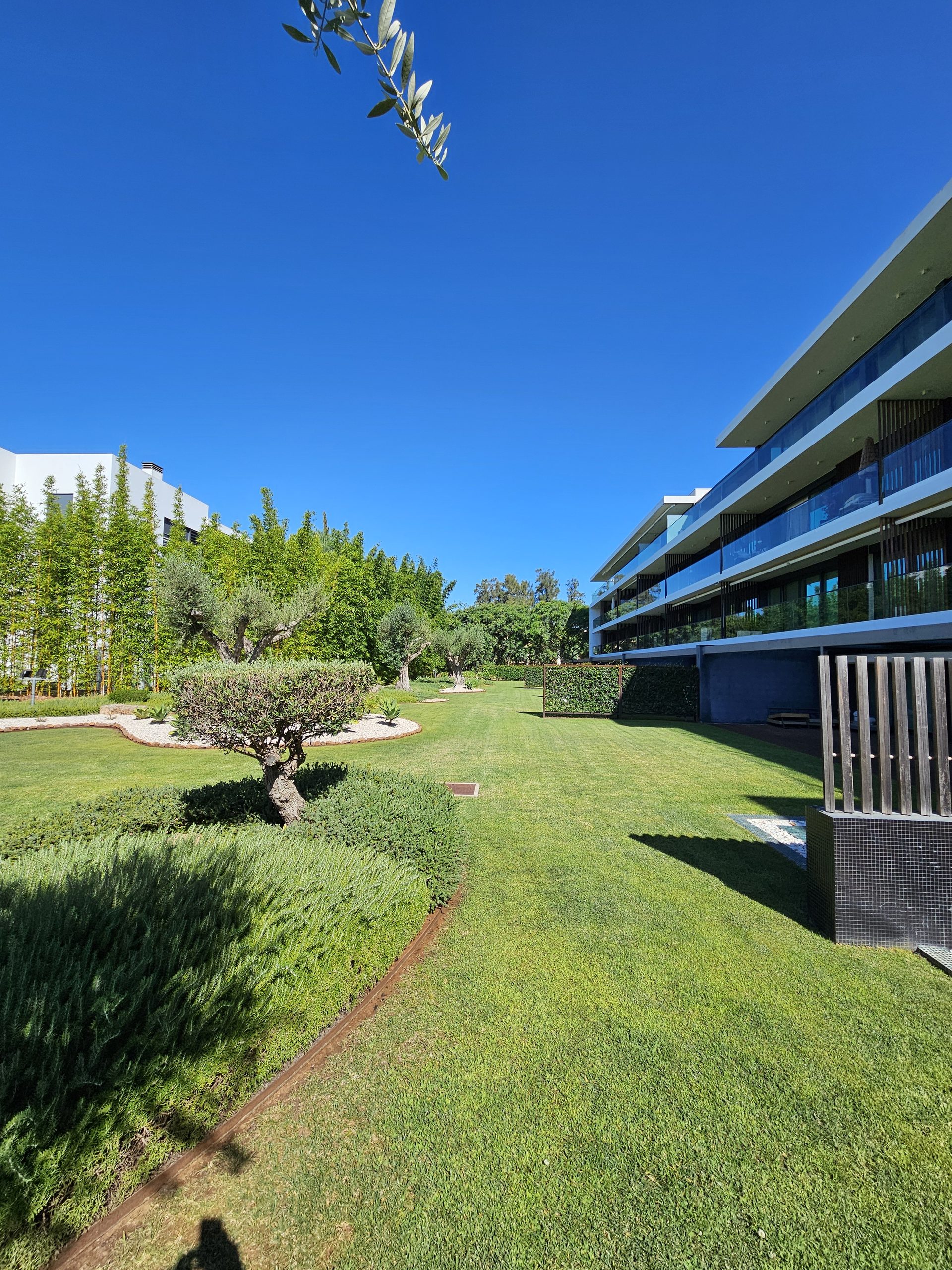 Jardins do condomínio